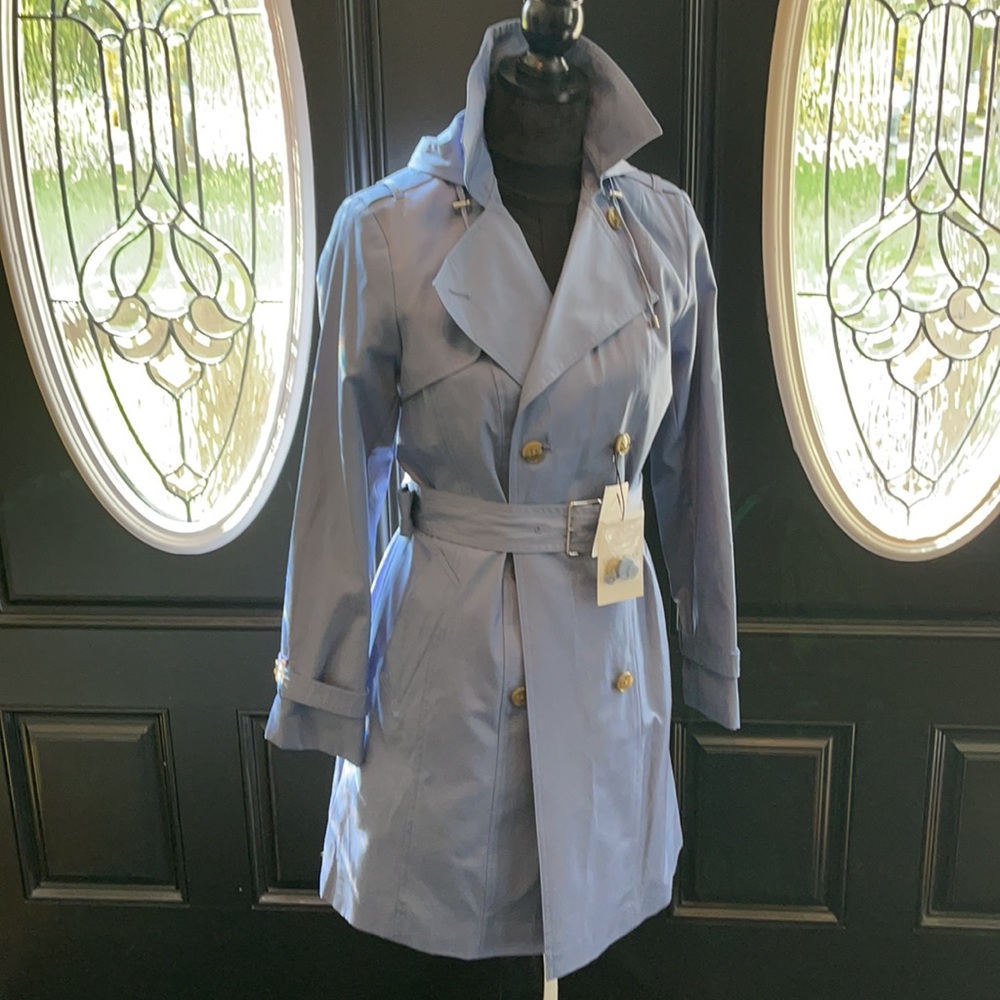 NWT Cole Haan Belted Trench Coat Size Small